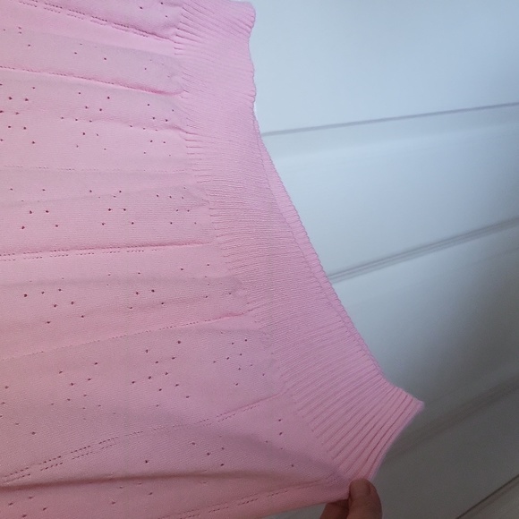 CLEARLOVE Pink Light Short Sleeved Sweater XL - Picture 7 of 7